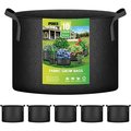 Ipower 10-Gallon Fabric Aeration Pots Container with Strap Handles GLGROWBAG10X5